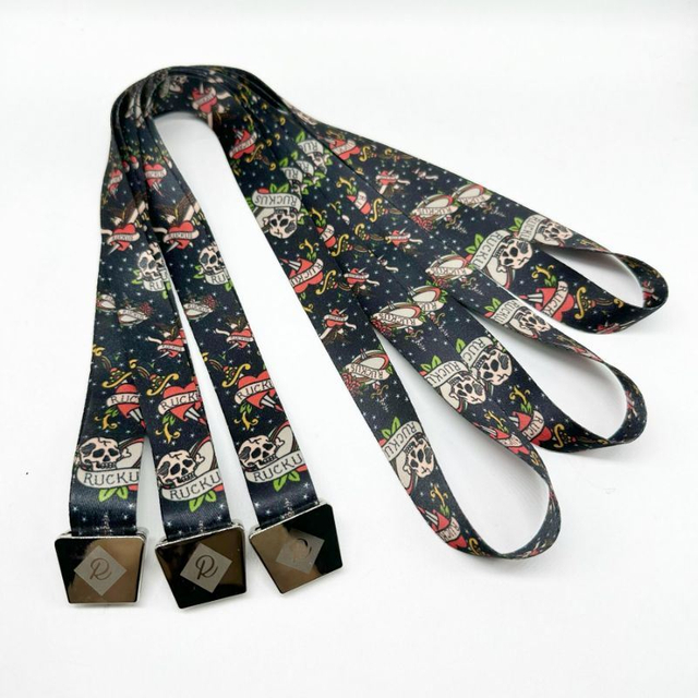 Custom High Quality Metal Clip Staff Portrait Card Rope