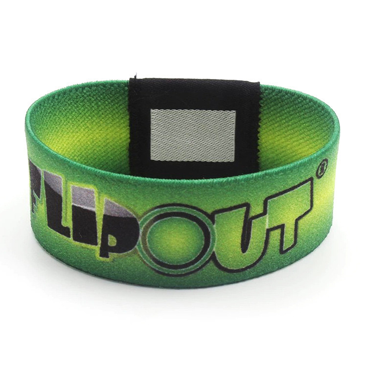 1 Inch Stretchable and Reusable Elastic Polyester Bracelet for Activity