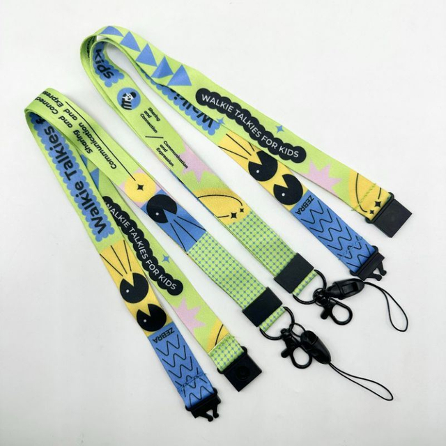 Polyester Nylon Transfer Screen Printing with Safety Buckle Promotional Gift Lanyard