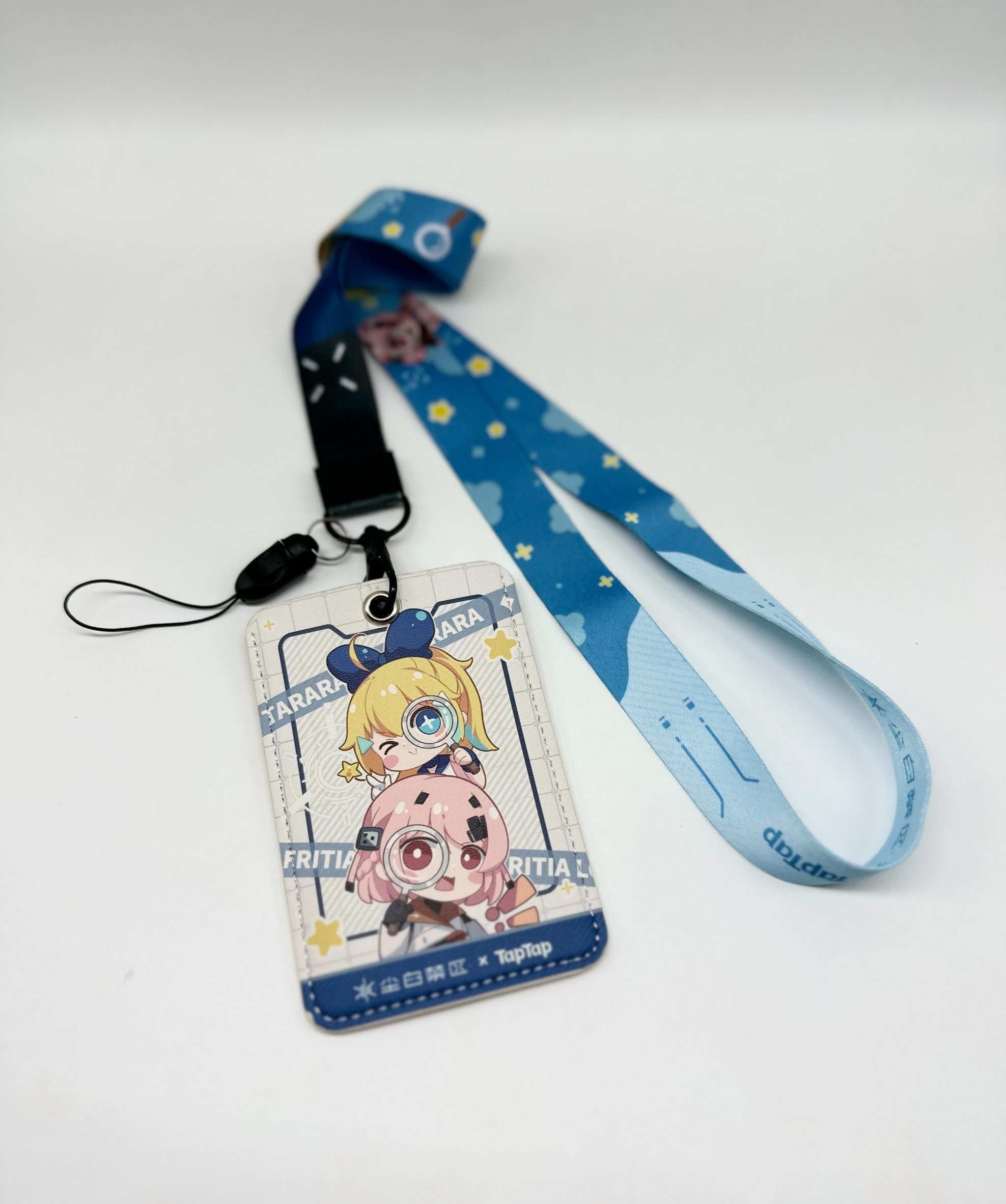 High Quality Leather Certificate Holder Polyester Heat Transfer Gift Lanyard