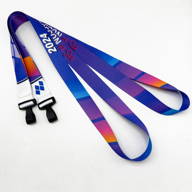 China Logo Cy 20*900mm Custom Luggage Belt ID Card Holder Transfer Lanyard ODM