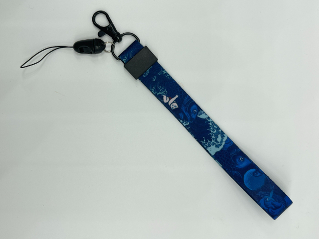Blue 20mm Cy 20*900mm China ID Card Holder Keychain Transfer Lanyard OEM