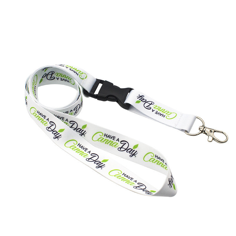 Factory 20*900mm Blue Cy China Woven Printing Lanyards Card Holder Transfer Lanyard