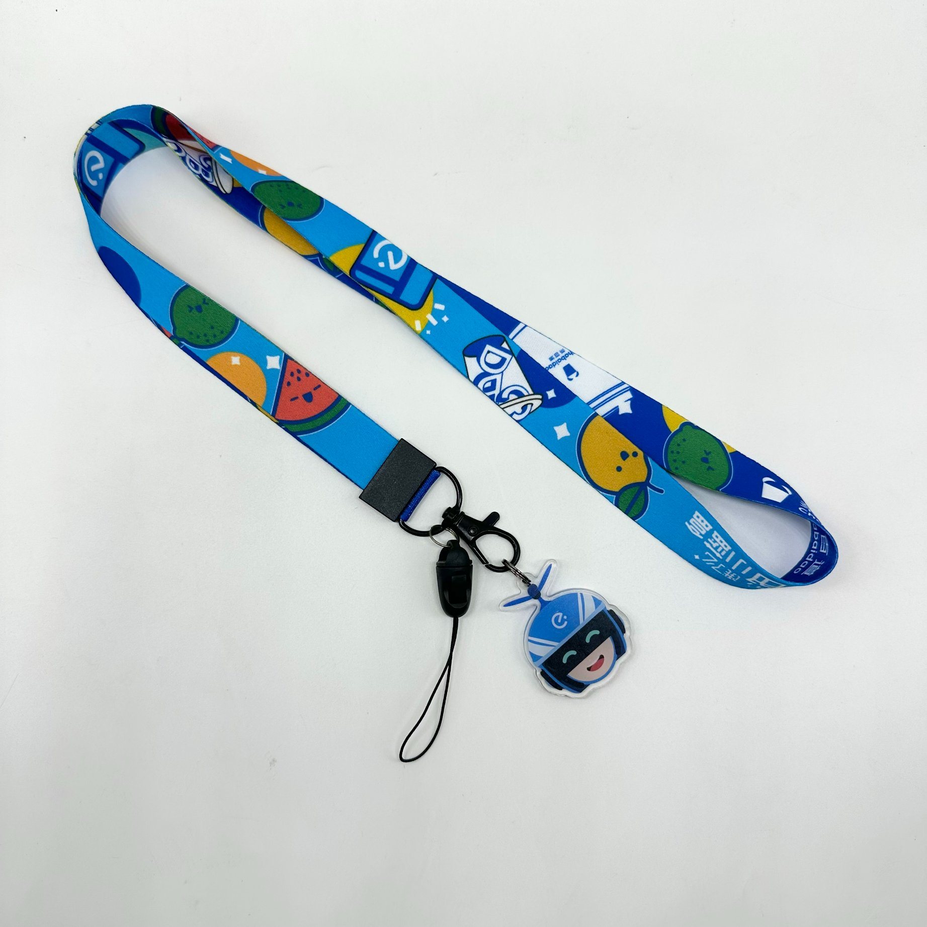 Blue Bottle Cy 20*900mm China Card Luggage Belt Promotion Gifts Key Lanyard OEM