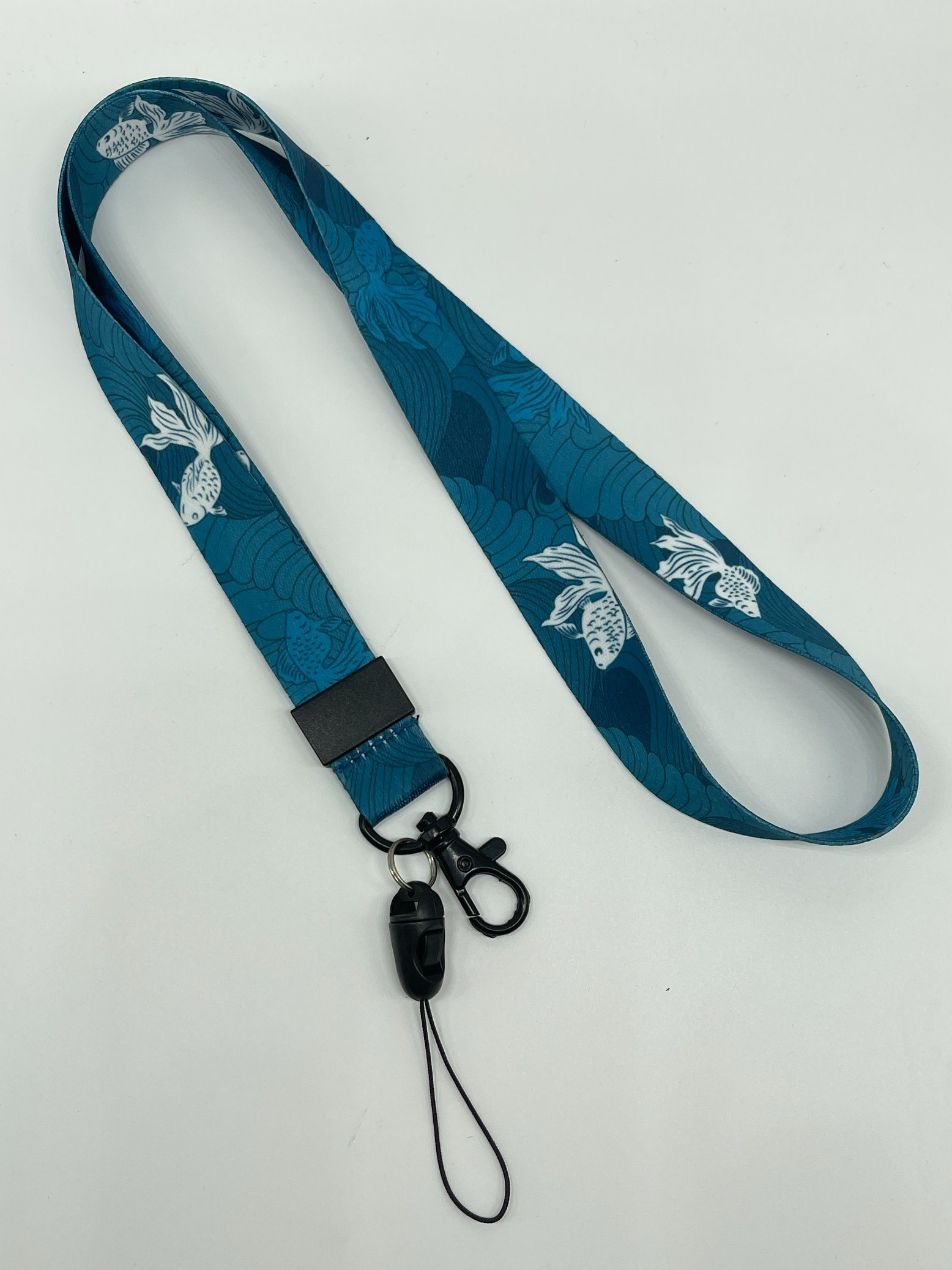 Blue Business Cy 20*900mm China Accessories Keychain Transfer Lanyard with Good Service
