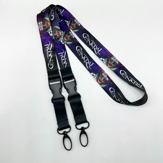 Polyester Blue Cy 20*900mm China Keychain Accessories Custom Lanyard with Low Price