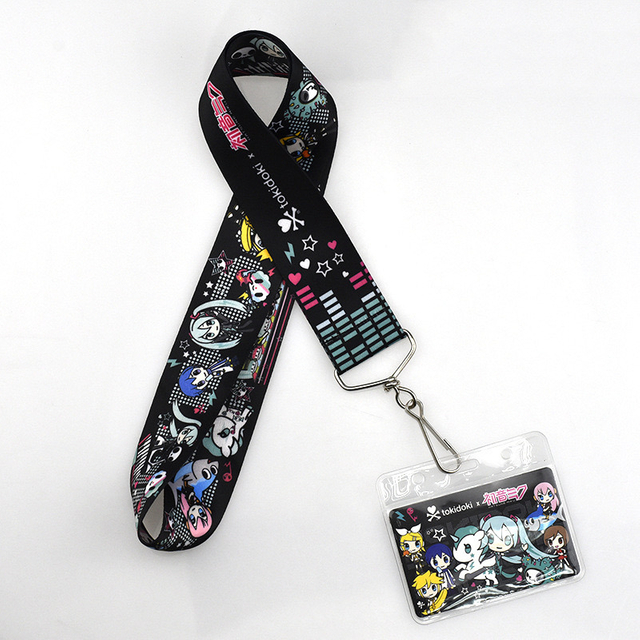 Wholesale High Quality 3/4 Inch Sublimation Printing Polyester Lanyard Card Holder