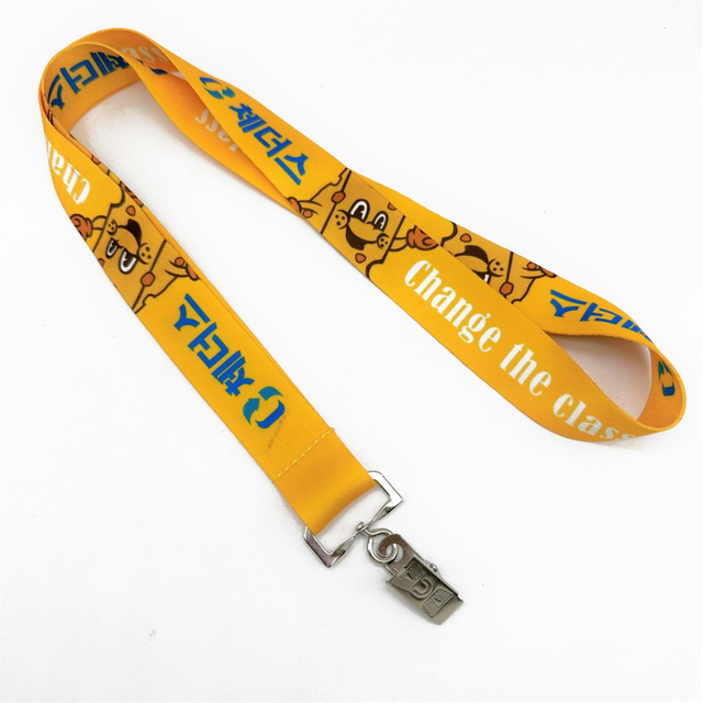 Factory Price 20*900mm Key Cy China Custom Keychain Accessories Screen Printing Lanyard