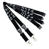 High Quality Cheap Custom Personalized Black Silk Screen Printed Lanyards No Minimum Order