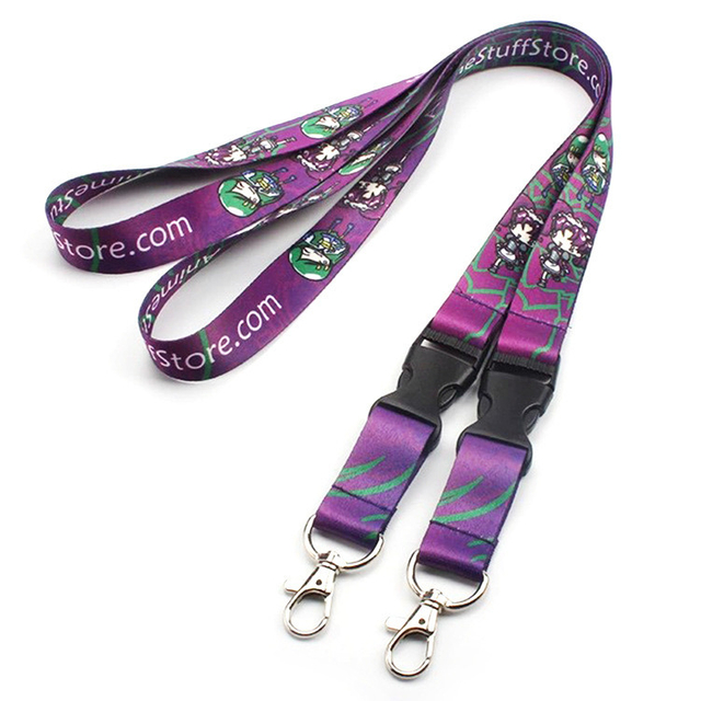 Custom Polyester Transfer Lanyard Webbing Neck Line