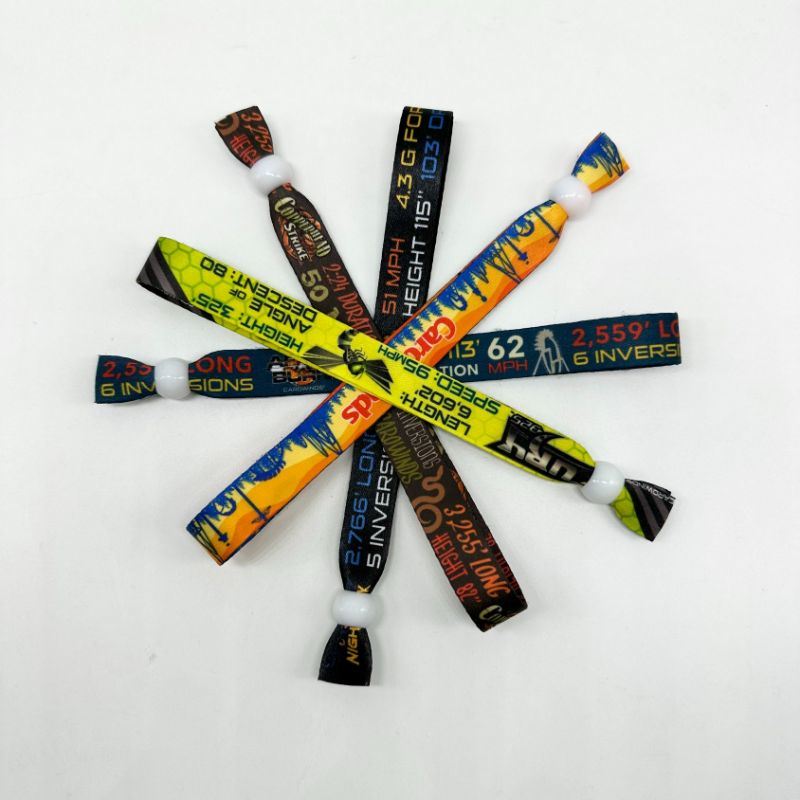 Custom 15mm Polyester Thermal Transfer Wristband