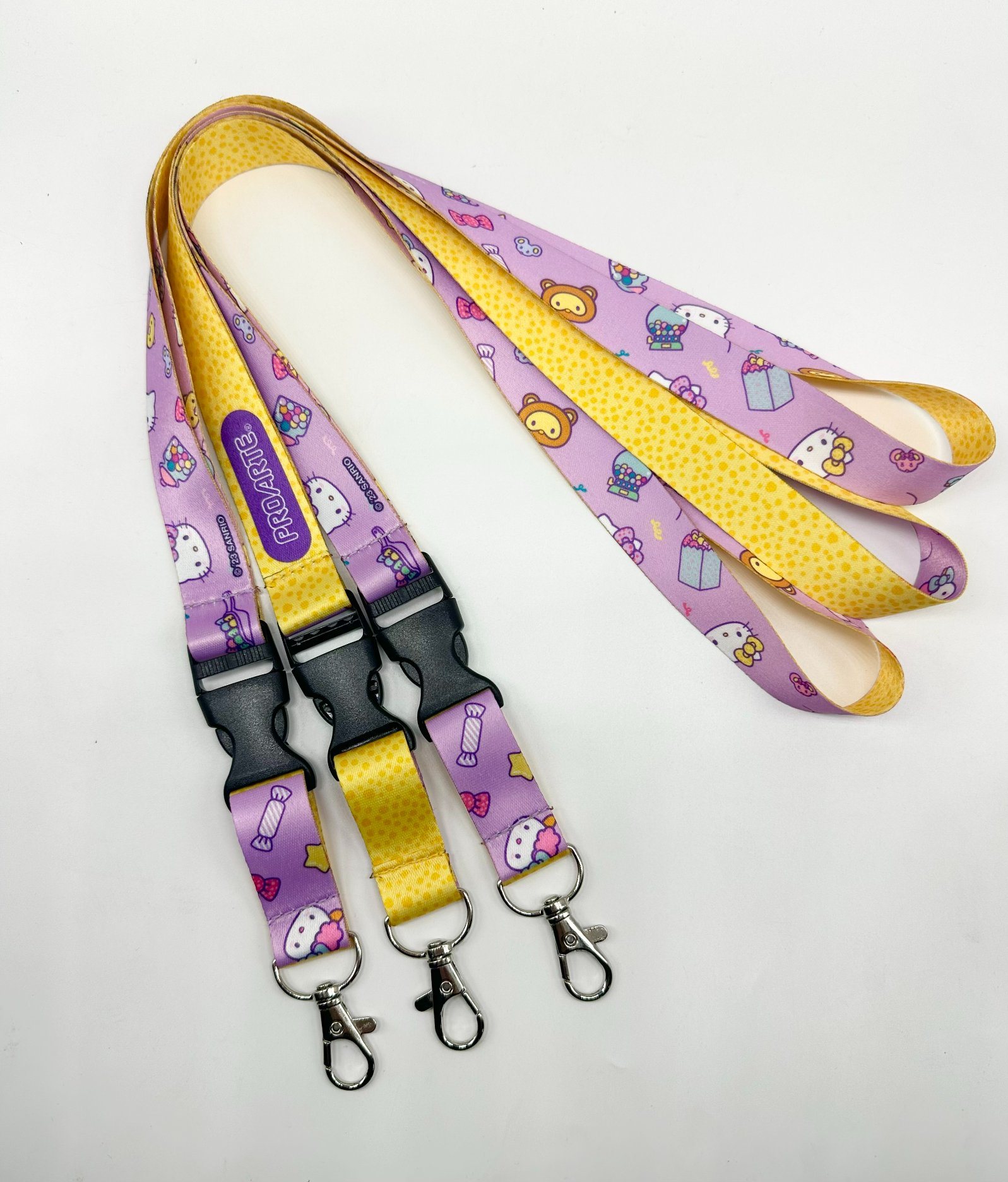 Custom Logo High Quality Heat Transfer Printed Neck Polyester Lanyard