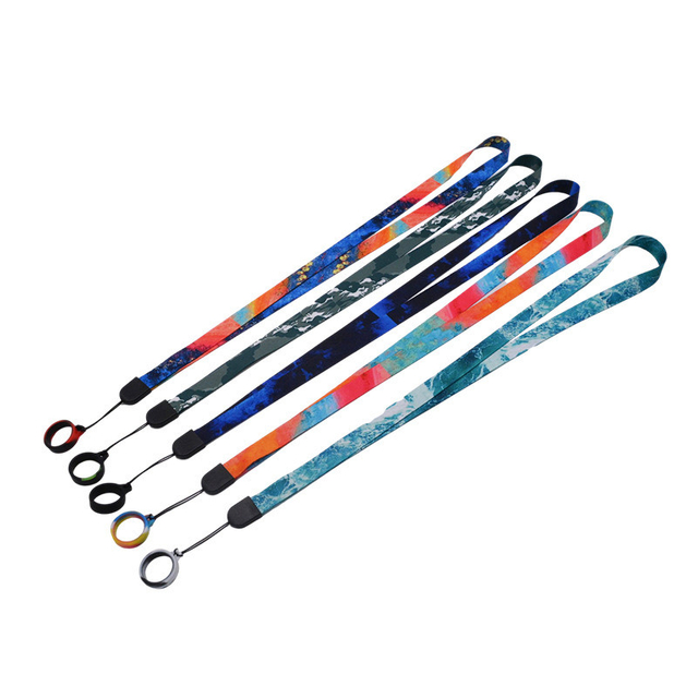 Custom Factory Eco Freidly E-Cigarette Pen Holder Vape Mod Lanyard with 20mm Silicone EGO Ring