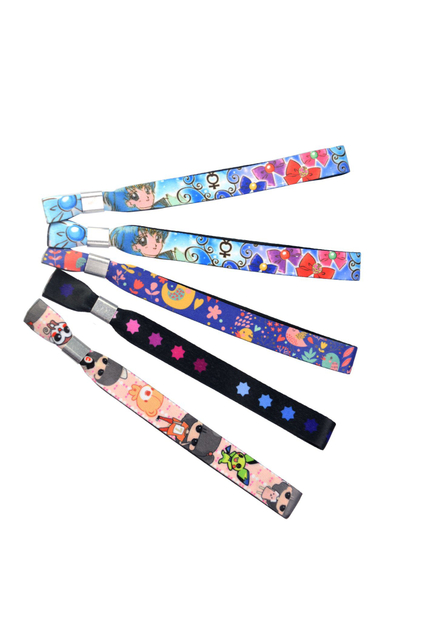 Plastic Polyester Cy Express Delivery Garment Accessories Disposable Mobile Wrist