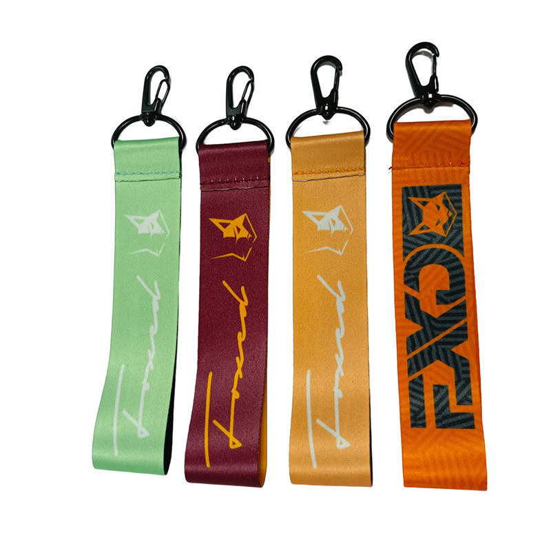 Heat Printing Metal Cy Lanyards with Logo Custom Transfer Lanyard