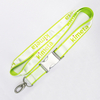 Customized High-Quality Polyester Nylon Screen Printing with Metal Buckle for Promotional Gift Lanyard