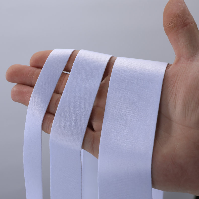 Large Inventory in Stock, Fast Delivery of White Polyester Ribbon, Blank Sublimation Ribbon White Webbing