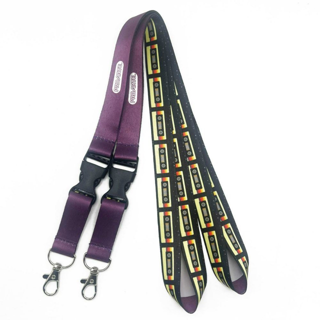 Custom Polyester Nylon Silk Screen Printed Themal Transfer Printing Promotional Gift Lanyard