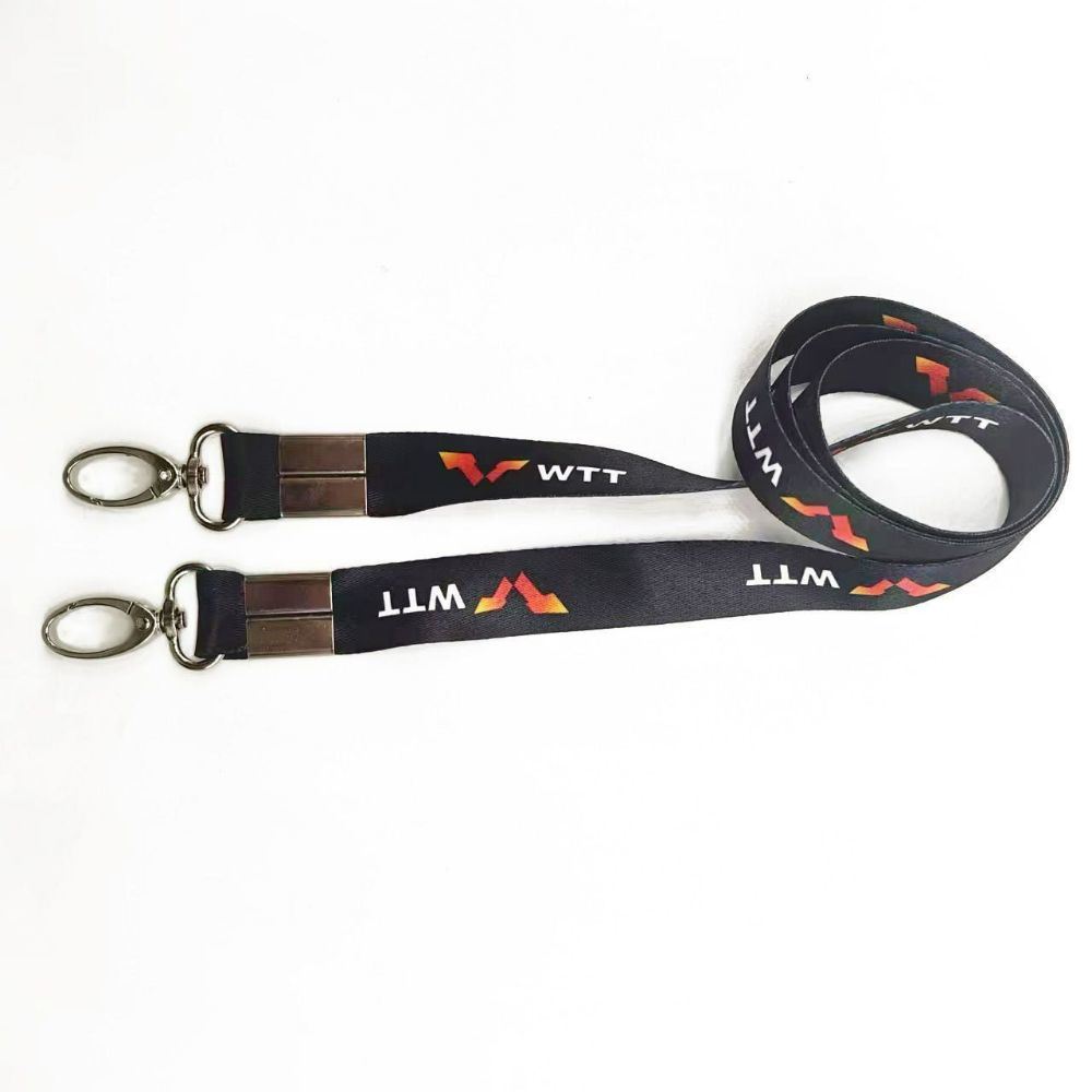 Custom Polyester Nylon Silk Screen Printed Sublimation Promotion Lanyard