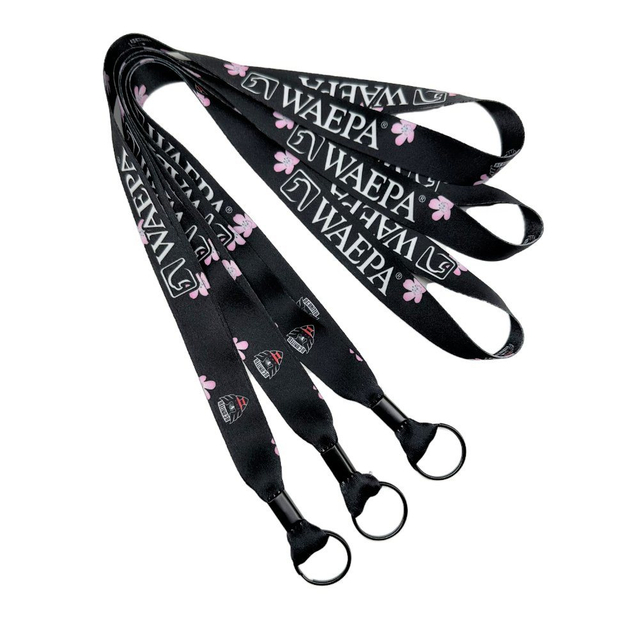 Lanyard with Key Ring, Promotional Lanyard Tublar Lanyard, Neck Lanyard, Polyester Lanyard with Ring