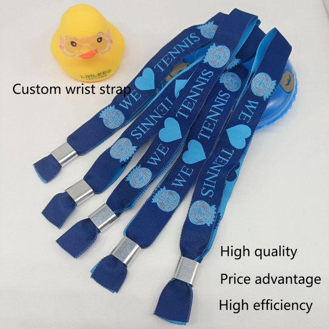 Key Lanyard Blue Cy Express Delivery 15*350mm Dongguan Keychain Wristband