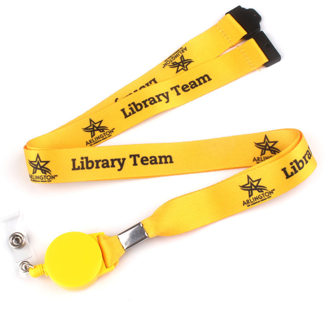 Promotional Custom Printed Neck Strap Badge Reel Retractable Lanyard
