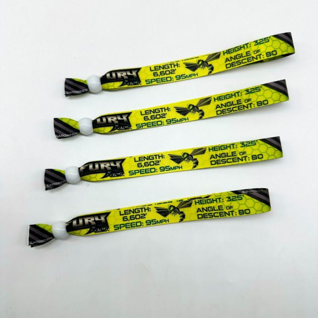 Custom 15mm Polyester Thermal Transfer Wristband