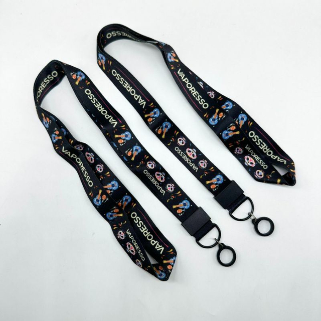 13mm Silicone Hanging Ring Polyester Transfer Electronic Cigarette Stick Lanyard