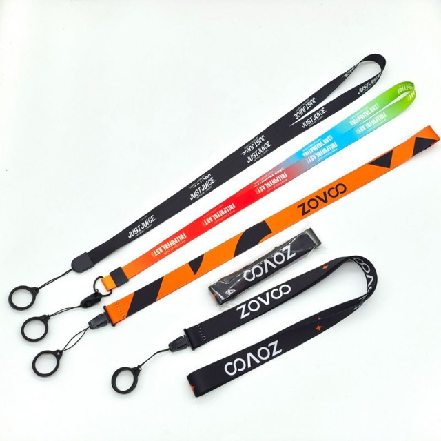 Customized Polyester Nylon Transfer Screen Printed Electronic Cigarette Rod Sleeve Hanging Rope by The Manufacturer