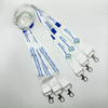 Environmentally Friendly and Recyclable RPET Double Hook Buckle Identification Sleeve Lanyard
