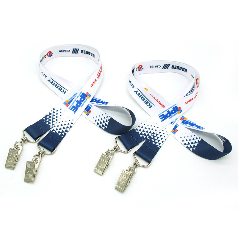 Metal Logo Cy 20*900mm China Nylon Printing Lanyards ID Card Custom Lanyard in