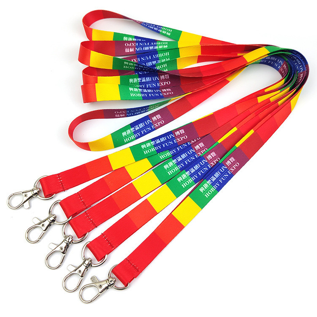 Hot Sale 20*900mm Blue Cy China Neck Promotional Gift Keychain Custom Lanyard