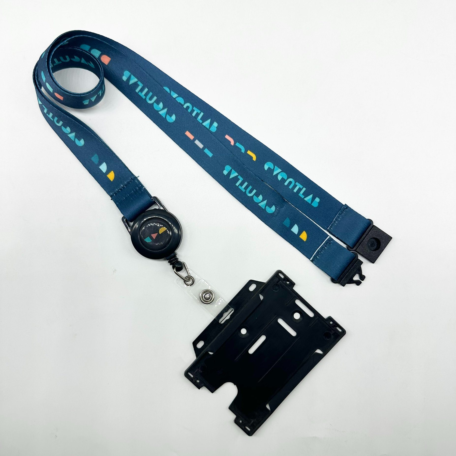 China Logo Cy 20*900mm Nylon ID Card Holder Custom Lanyard with Cheap Price