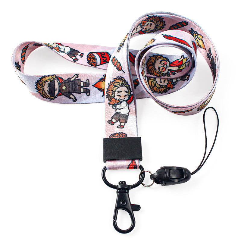 Logo Heat Transfer Printing Cy ID Card Holder Custom Lanyard