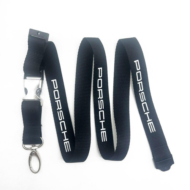 Custom Polyester Silk Screen Printing Promotional Gift Neck Strap