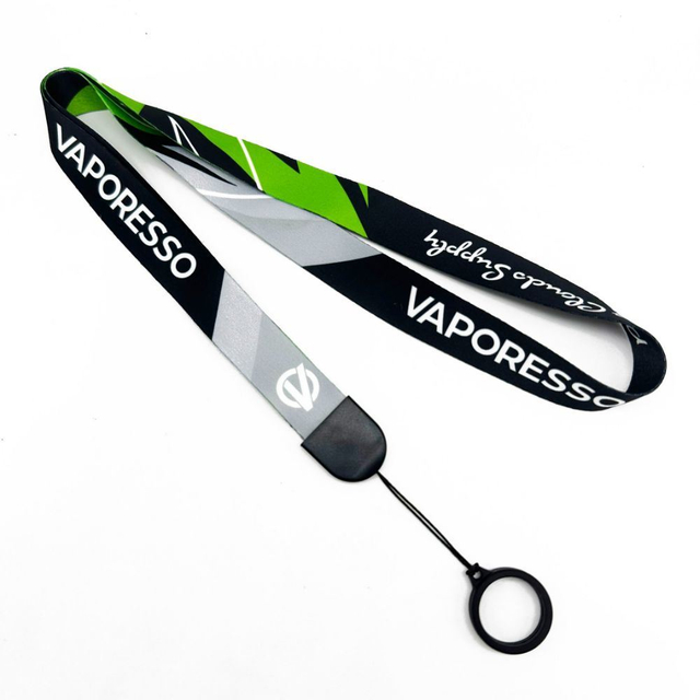 Customized Low-Priced Polyester Heat Transfer Printed Cigarette Rod Sleeve Lanyard by The Manufacturer