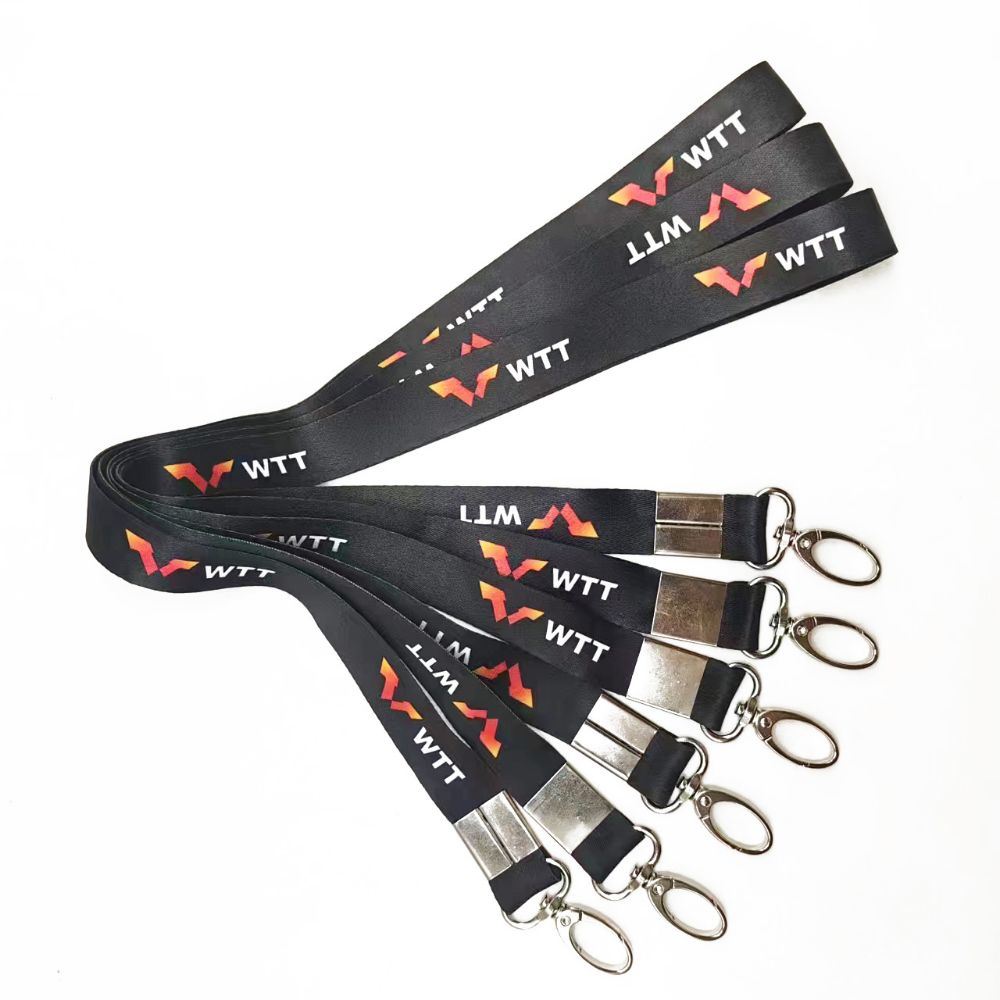 Custom Polyester Nylon Silk Screen Printed Sublimation Promotion Lanyard