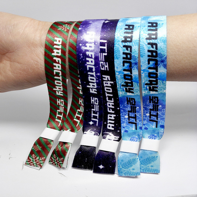 Polyester Plastic Cy Express Delivery 15*350mm Dongguan Lanyard Custom Wristband