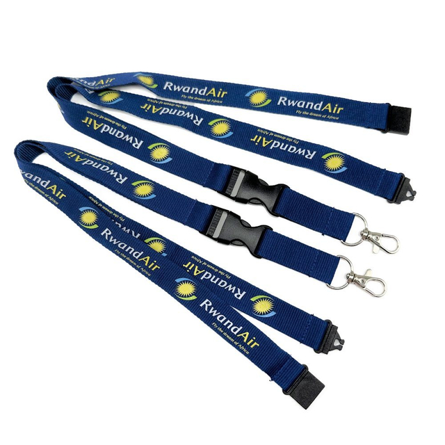 Factory Direct Sales Wholesale New Luminous Lanyard Silk Screen Printing Polyester Luminous Brand Lanyard Can Print Logo