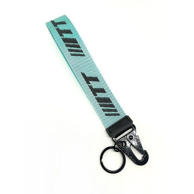High Quality, Tough, and Stretchable Outdoor Mountaineering Buckle Nylon Jacquard Keychain Short Rope