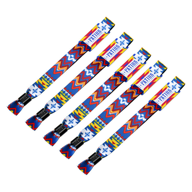 Cy Polyester Express Delivery 15*350mm Dongguan Wristband Disposable Mobile Wrist