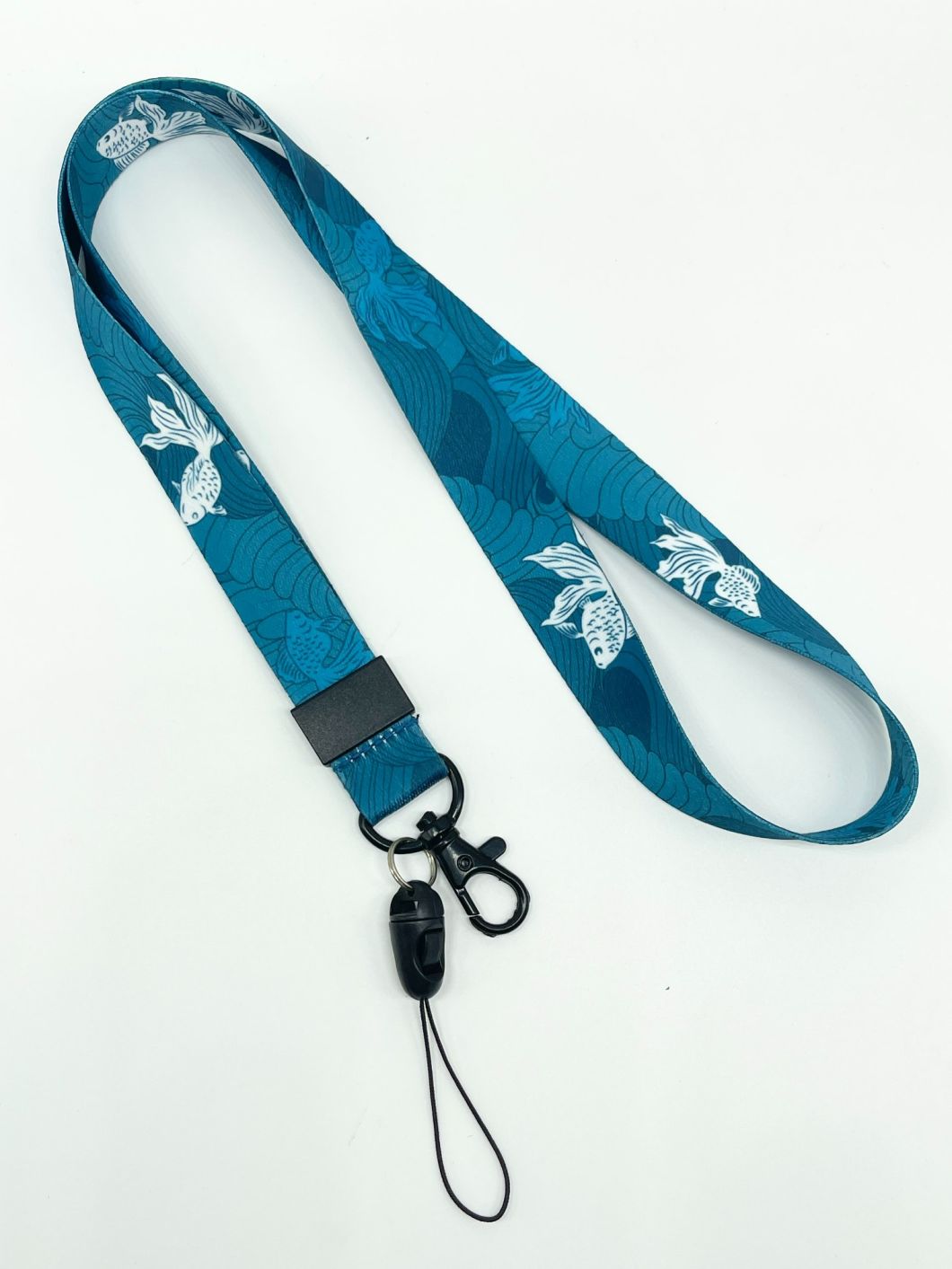 Custom Polyester Heat Transfer Promotional Lanyard for Mobile Phone