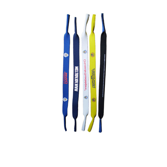 Customized Silk Screen Heat Transfer Printed Diving Material Eyewear Rope