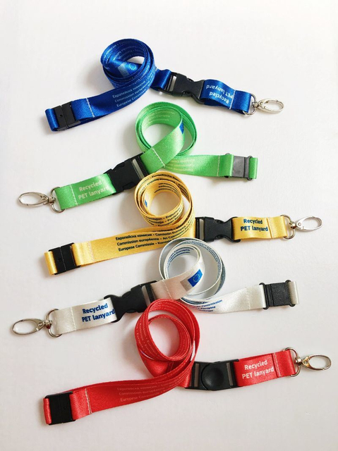 High Quality Recyclable and Reusable RPET Thermal Transfer Lanyard