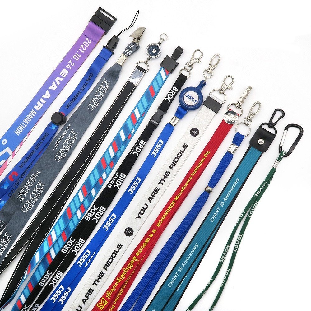 Polyester Heat Transfer Printing Cy 20*900mm China Logo Wrist Lanyard with Low Price