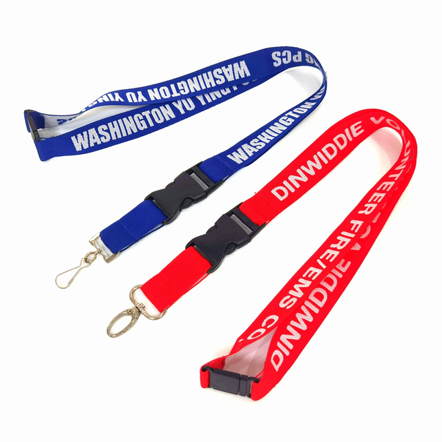 Customized High-Quality Polyester Material, Computer Jacquard Logo, Woven Logo, Identification Hanging Lanyard