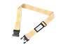 Customized High-Quality Polyester Material with Single-Sided Jacquard Strap, Three Digit Password Lock Strap, PU Leather Blank Address Bar, Luggage Strap