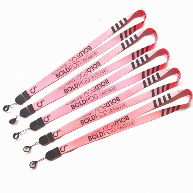 Custom Good Price Polyester Nylon Transfer Silk Screen Printing Electronic Cigarette Stick Lanyard