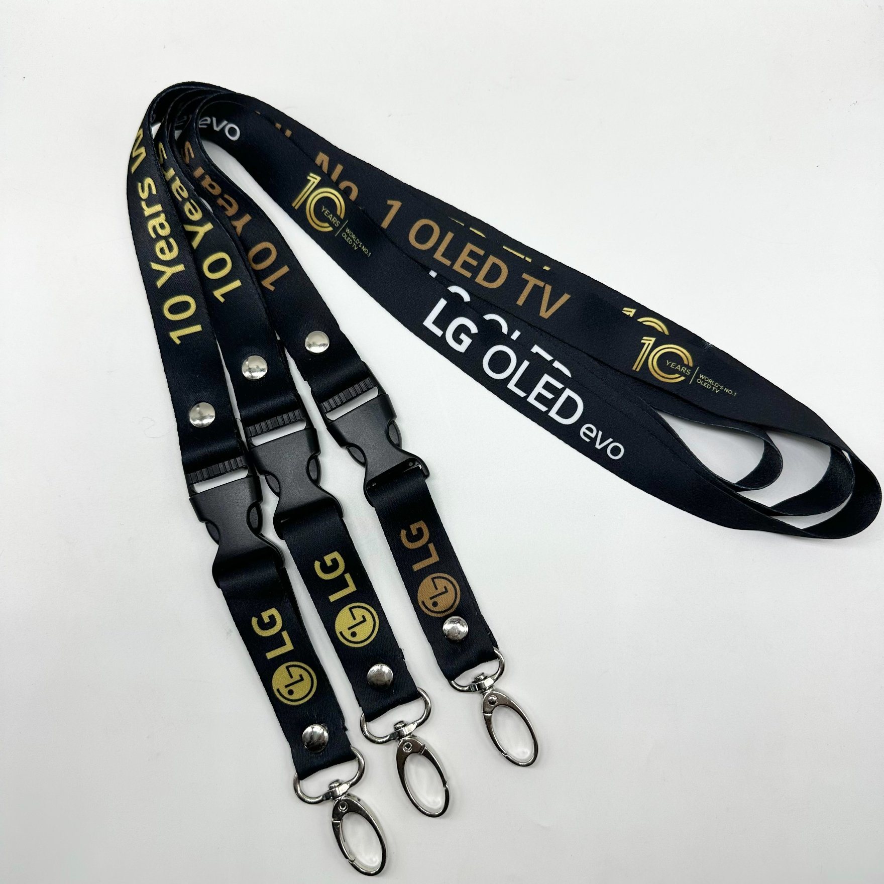 Key Metal Cy 20*900mm China Keychain Badge Holder Lanyard with Factory Price