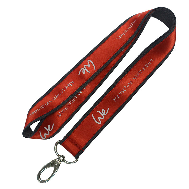 Metal Polyester Cy 20*900mm China Card Holder Screen Printing Custom Lanyard Factory